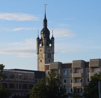 Rathaus Dessau Rathausturm Dessau